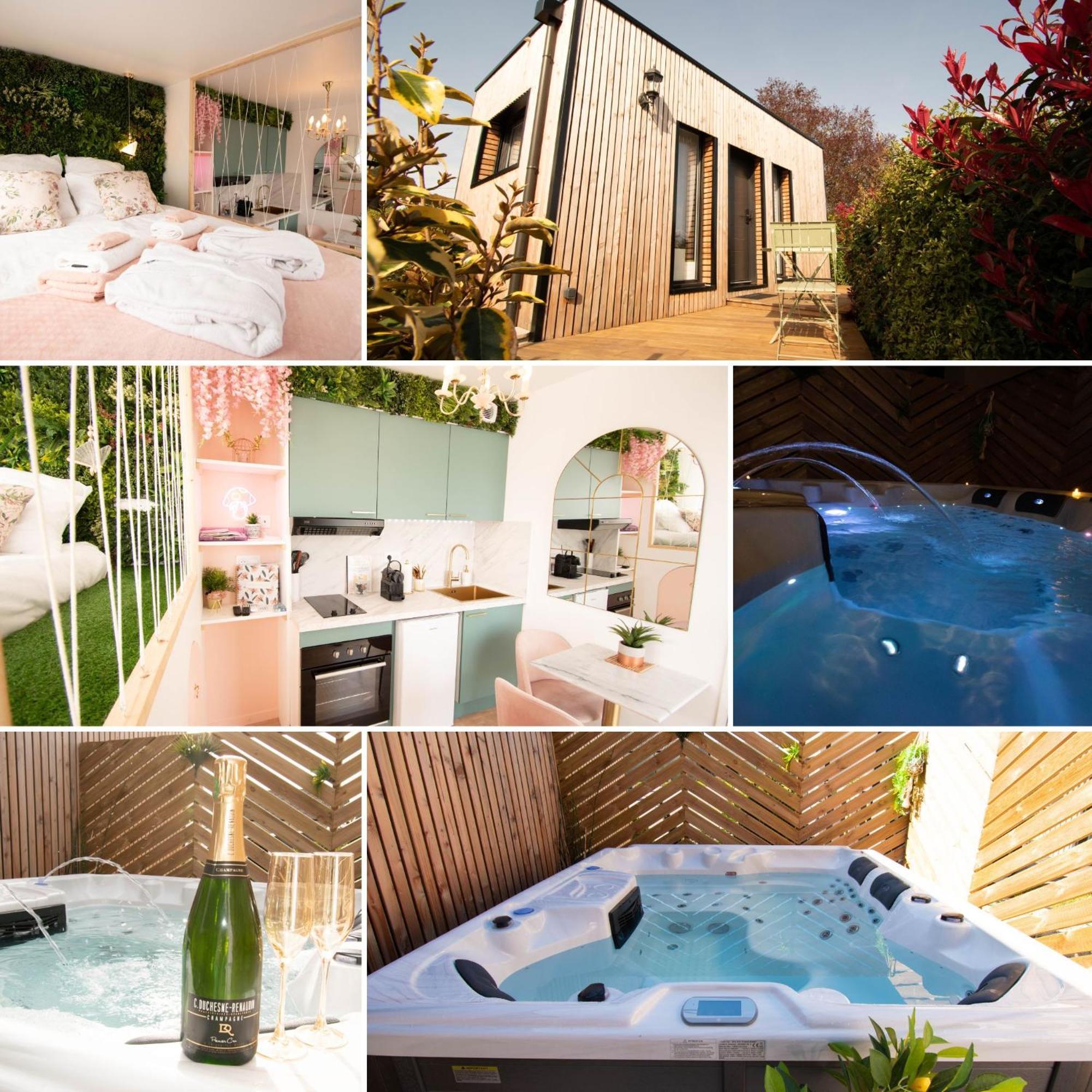 Studio Les 2 Fees - Jacuzzi - Deco Feerique Montfort-sur-Meu Luaran gambar